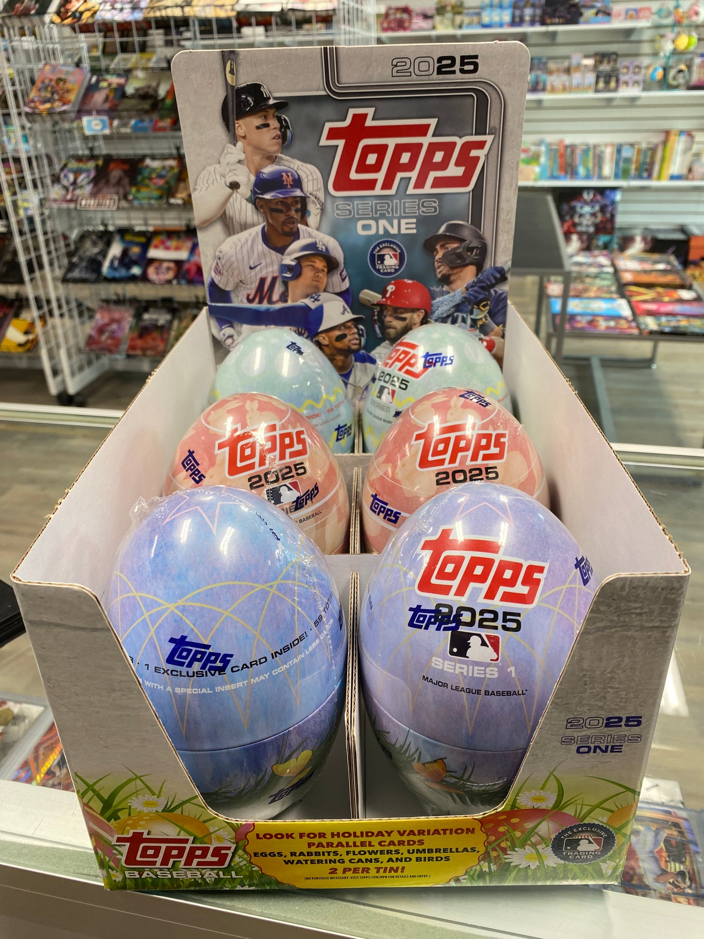2025 Topps Baseball Series 1 Egg Tins