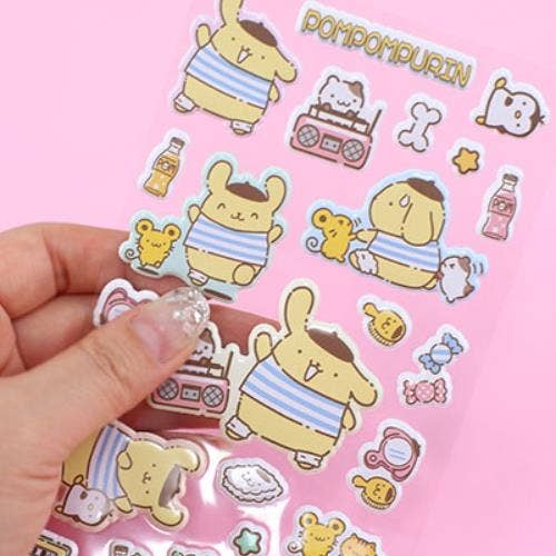 SANRIO CHARACTERS ENAMEL STICKER