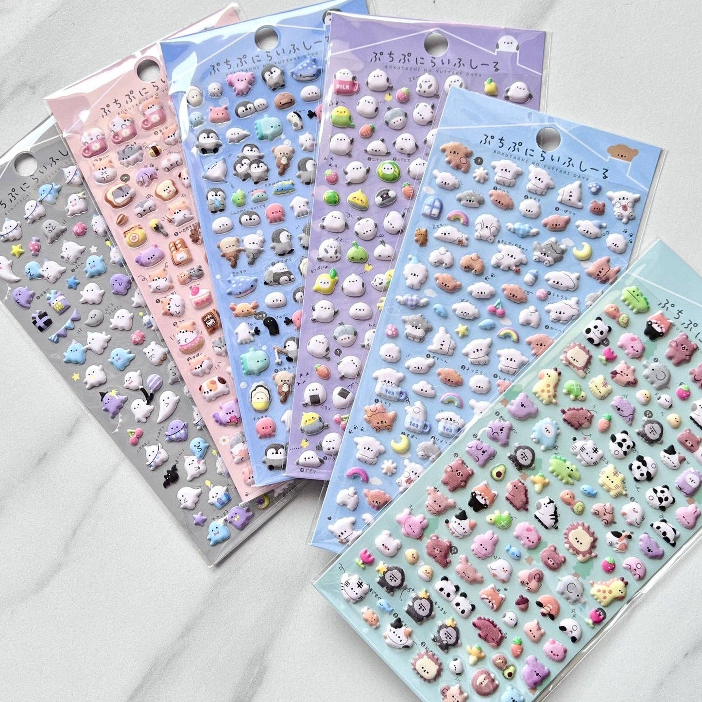 Dessert Puffy Assorted Stickers