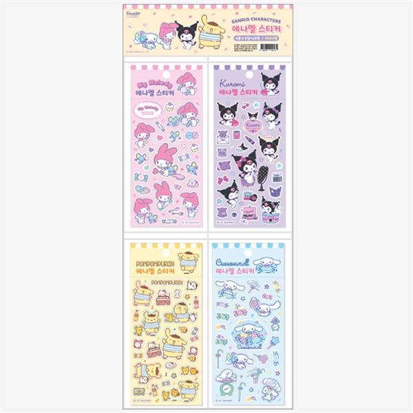 SANRIO CHARACTERS ENAMEL STICKER