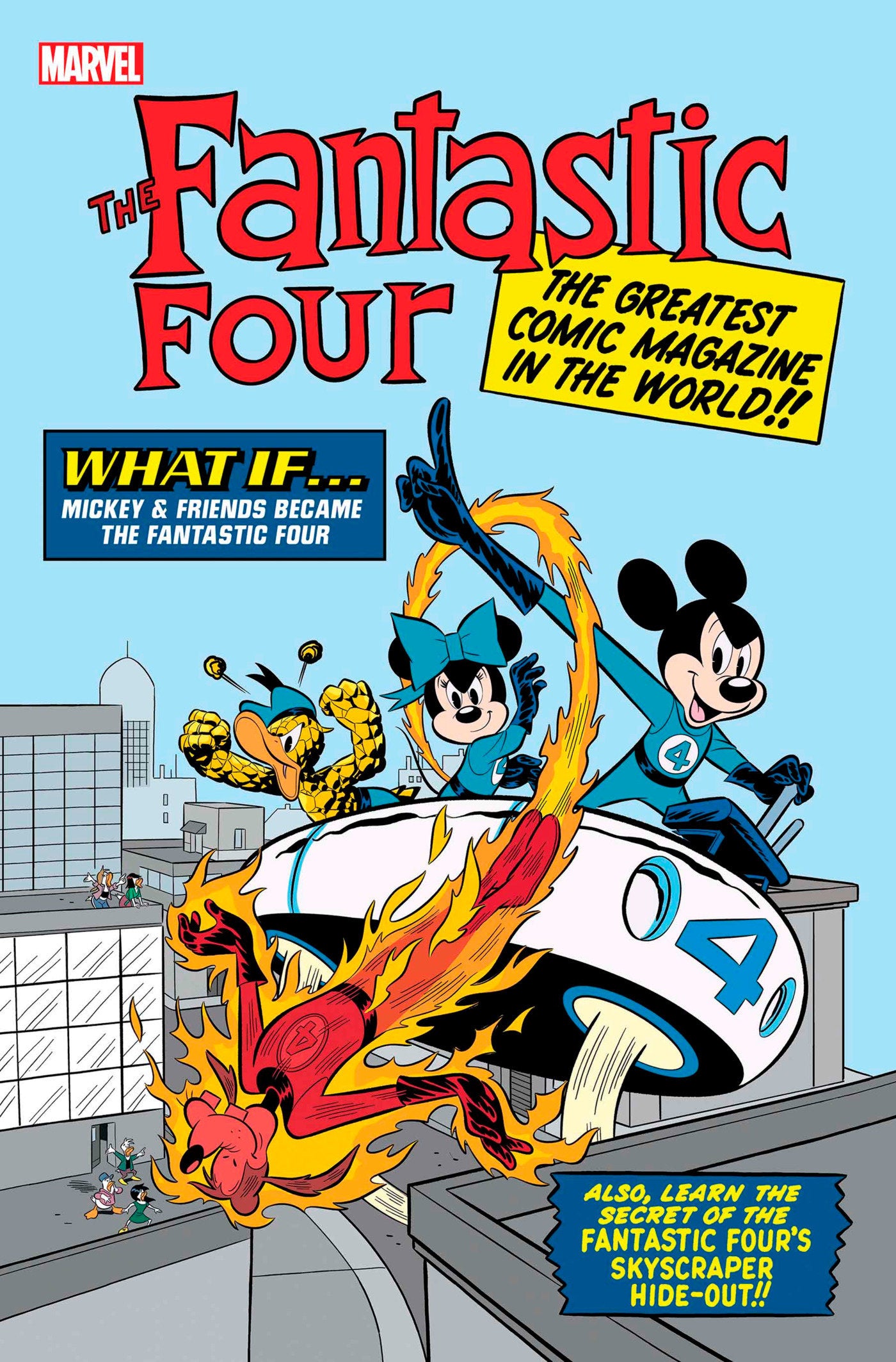 Fantastic Four #28 Francesco D'Ippolito Disney What If? Fantastic Four Homage