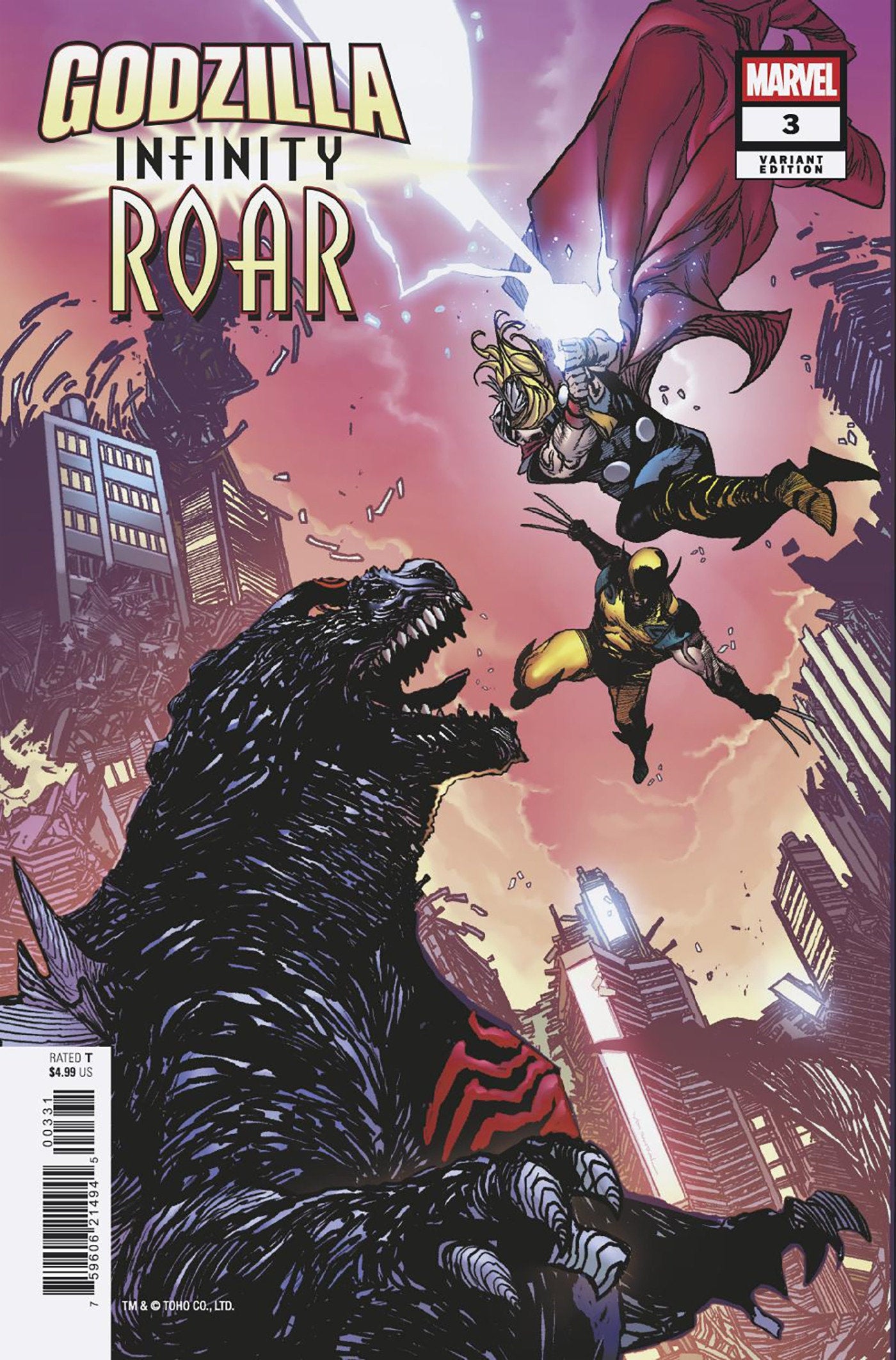 Godzilla: Infinity Roar #3 Von Randal Variant
