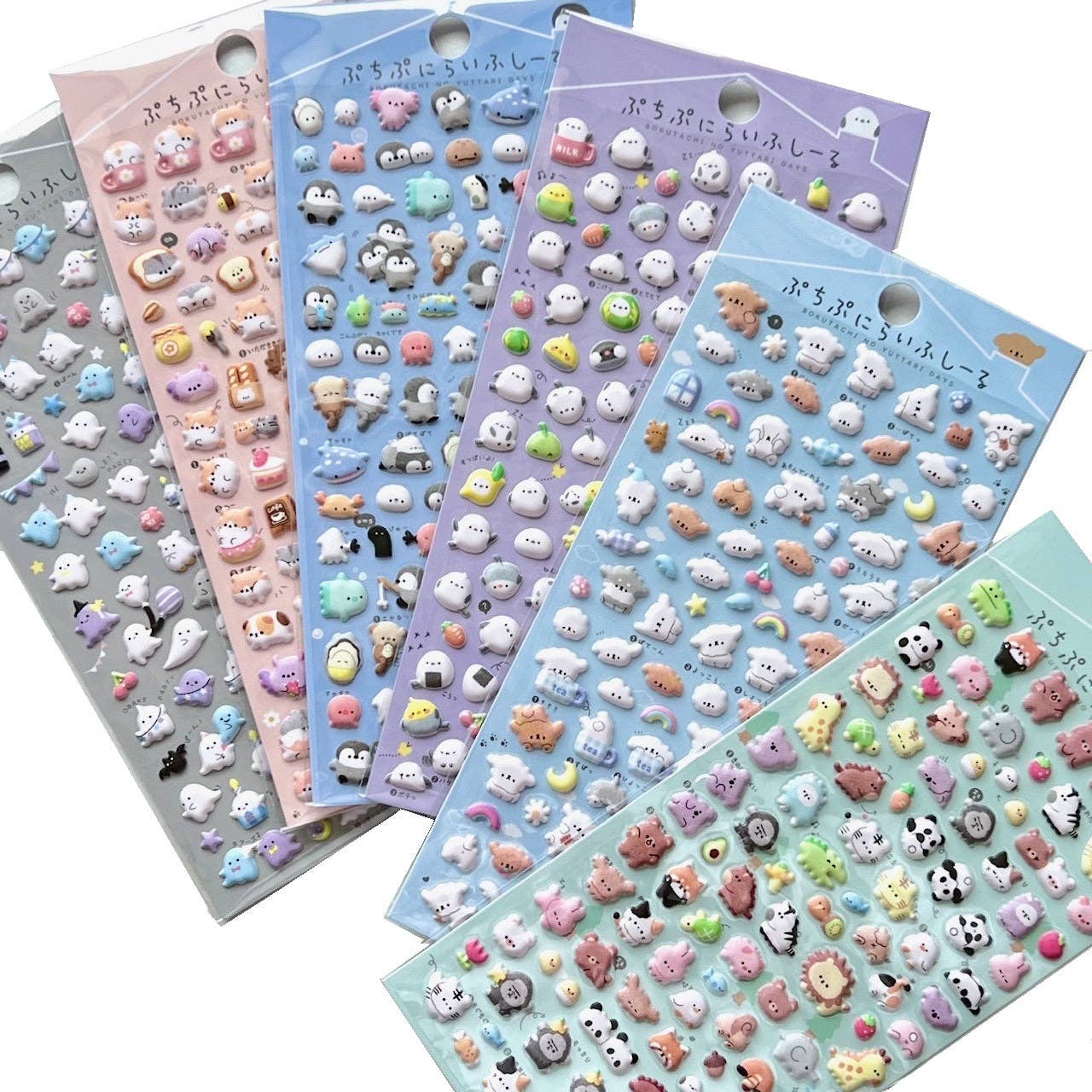 Dessert Puffy Assorted Stickers