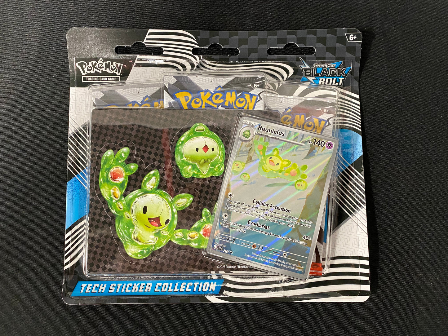 Pokemon Black Bolt Tech Sticker Collection