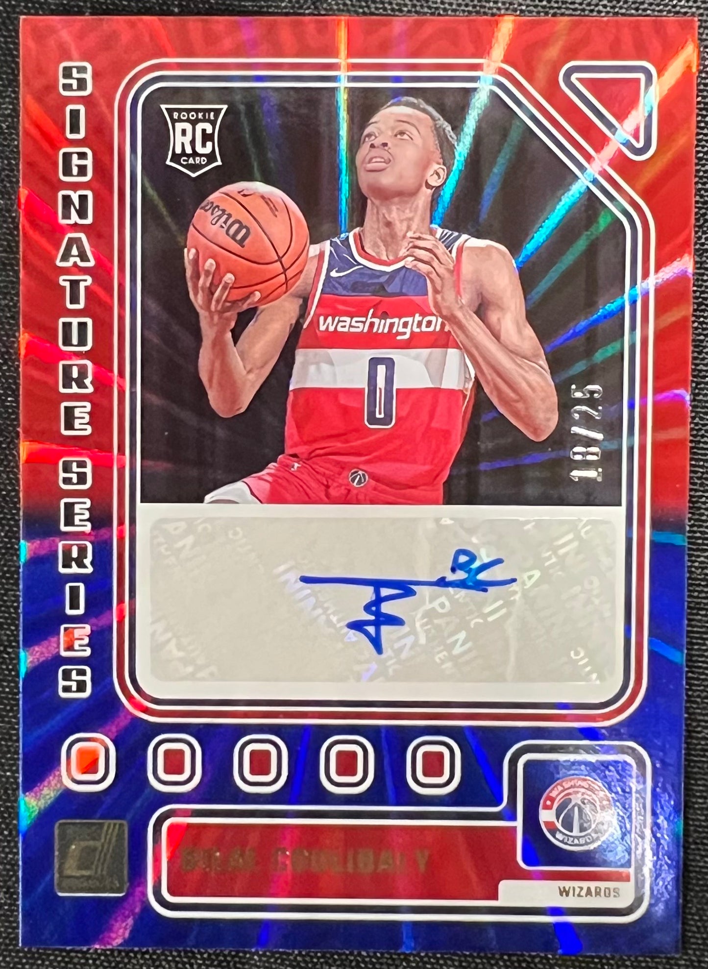 Basketball Bilal Coulibaly #SS-BIL (Panini-Donruss Basketball Autographed)