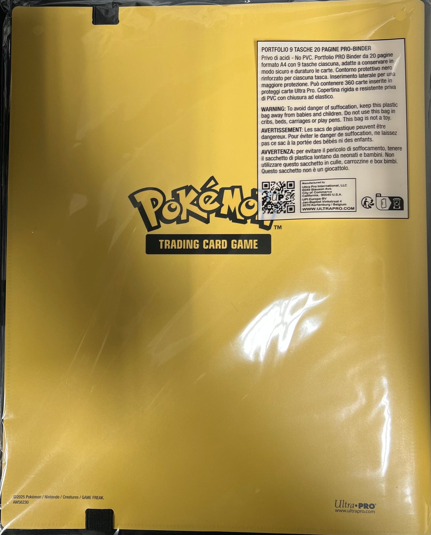 Pokémon Pikachu Binder