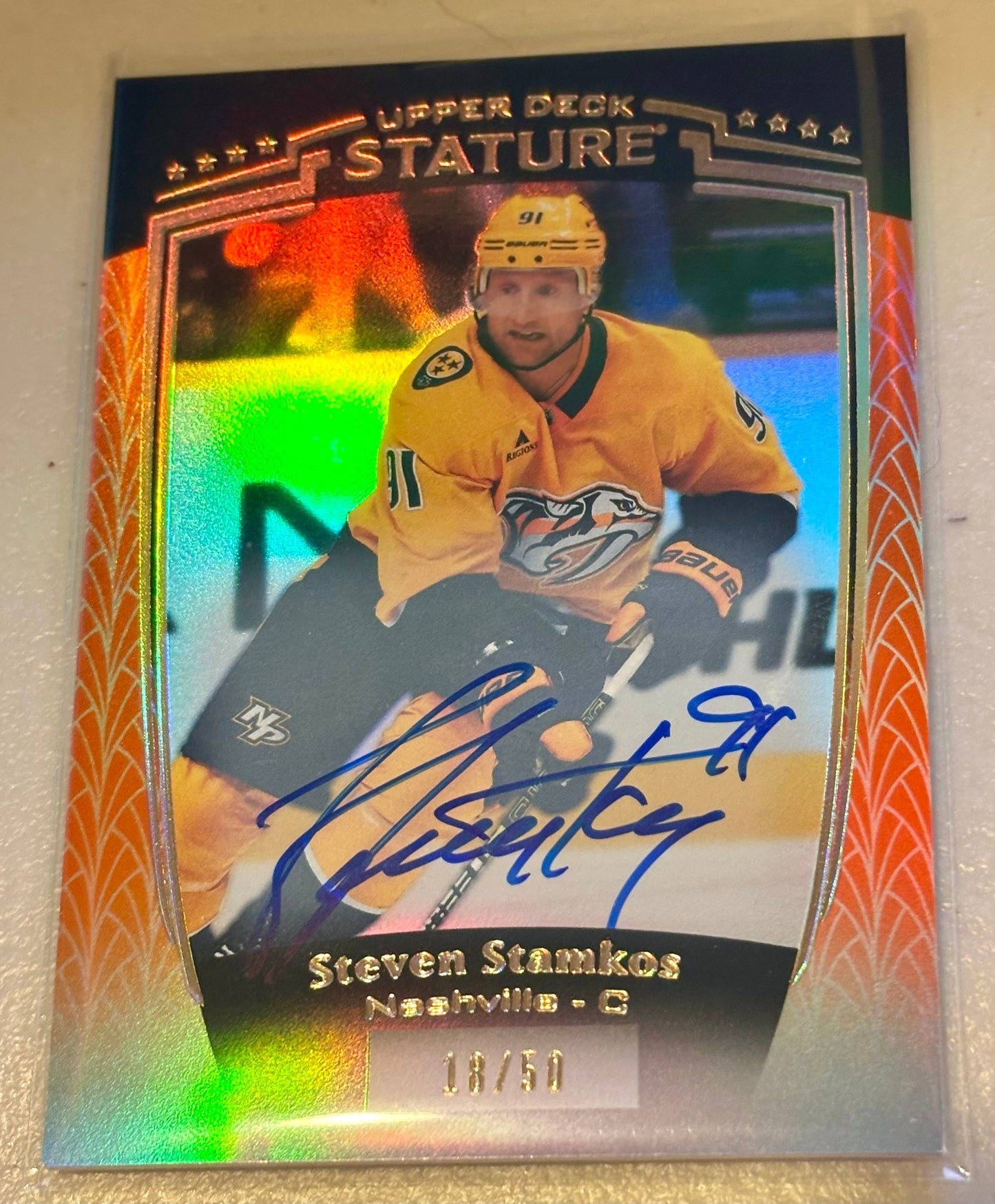Steven Stamkos - 2025 Upper Deck Stature Gold Auto - #6
