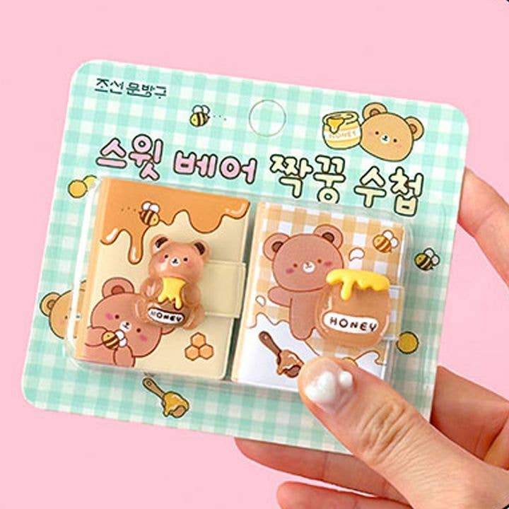 SWEET BEAR MINI NOTEBOOK SET