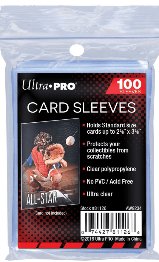 Card Supplies - Ultrapro 2 5/8 X 3 5/8 Card Soft Sleeves (Penny Sleeves) - Fan - Tastic Cards & Comics - UltraPro