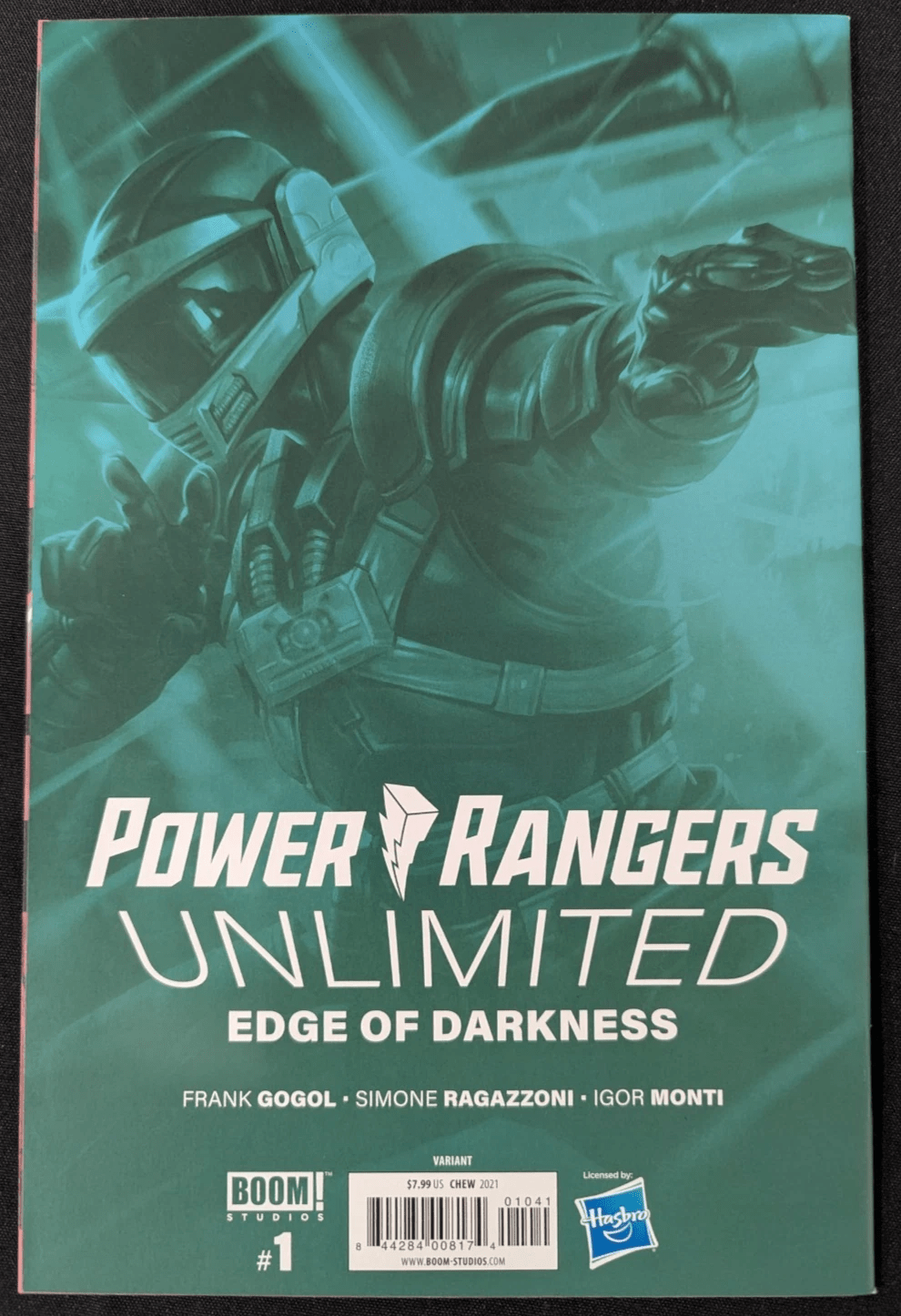 Comics - Power Rangers: Unlimited 1:50 Edge of Darkness 1 Derrick Chew 2021 - Fan - Tastic Cards & Comics - Boom! Studios
