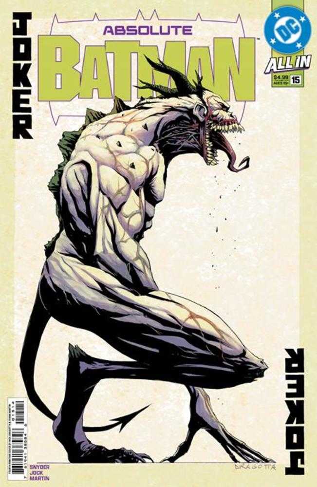 Comics - Absolute Batman 15 4th Print Cover A Nick Dragotta - Fan-Tastic Cards & Comics - DC Comics