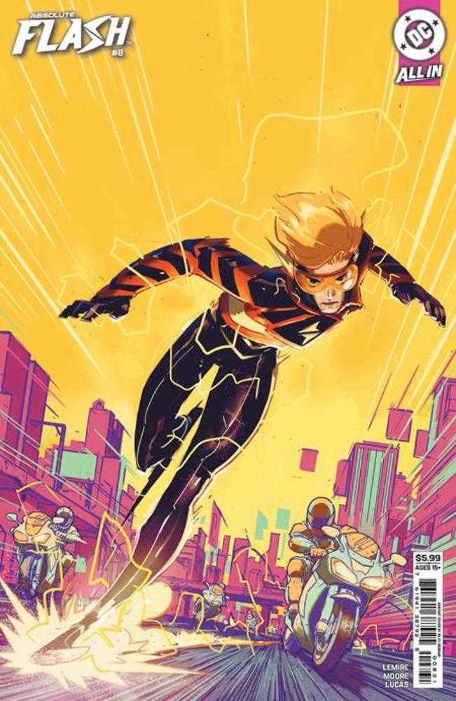 Comics - Absolute Flash 8 Cover C Riley Rossmo Card Stock Variant - Fan - Tastic Cards & Comics - DC Comics