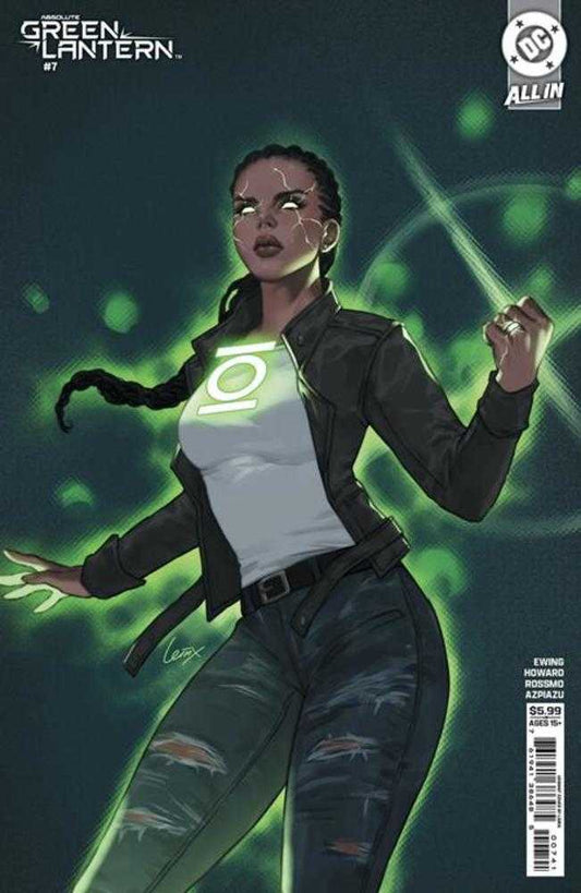 Comics - Absolute Green Lantern 7 Cover C Lesley Leirix Li Card Stock Variant - Fan - Tastic Cards & Comics - DC Comics