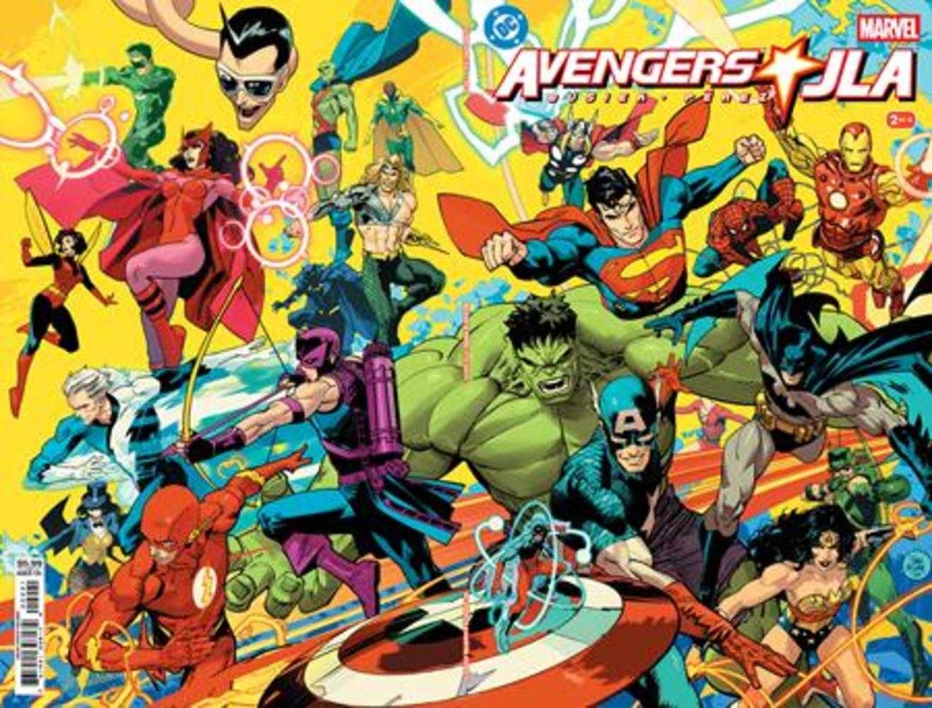Comics - Avengers JLA 2 (Of 4) Facsimile Edition Cover B Dan Mora Variant - Fan-Tastic Cards & Comics - DC Comics
