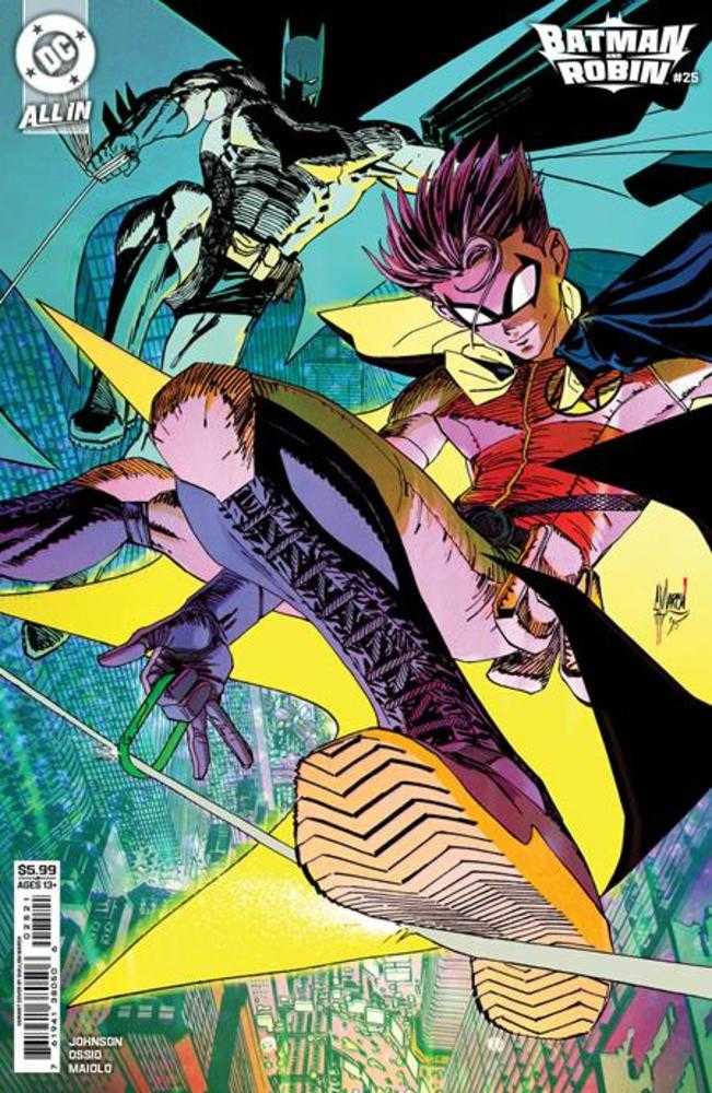 Comics - Batman And Robin 25 Cover B Guillem March Card Stock Variant - Fan - Tastic Cards & Comics - DC Comics