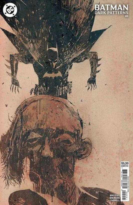 Comics - Batman Dark Patterns 9 (Of 12) Cover B Ashley Wood Card Stock Variant - Fan - Tastic Cards & Comics - DC Comics