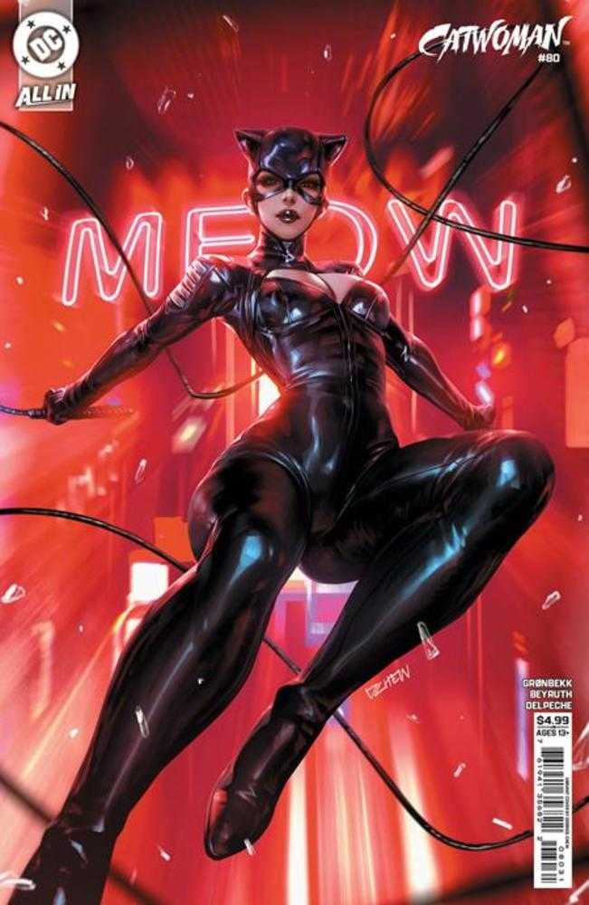Comics - Catwoman 80 Cover C Derrick Chew Card Stock Variant - Fan - Tastic Cards & Comics - DC Comics