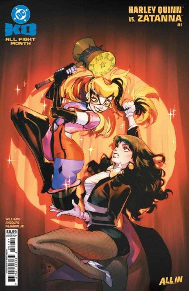 Comics - DC K.O. Harley Quinn vs Zatanna 1 (One Shot) Cover D Mirka Andolfo Card Stock Variant - Fan-Tastic Cards & Comics - DC Comics