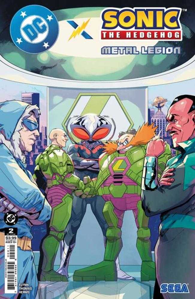 Comics - DC X Sonic The Hedgehog The Metal Legion 2 (Of 5) Cover A Pablo M Collar - Fan-Tastic Cards & Comics - DC Comics