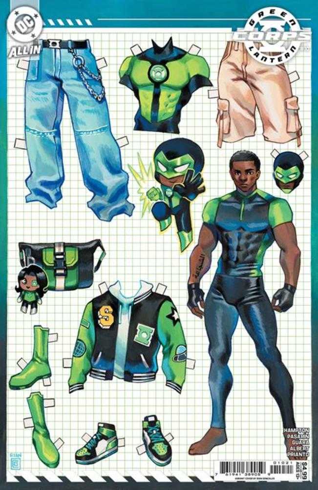 Comics - Green Lantern Corps 10 Cover B Rian Gonzales Card Stock Variant - Fan-Tastic Cards & Comics - DC Comics