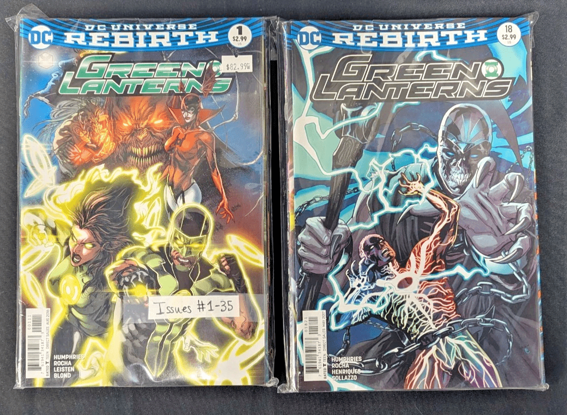 Comics - Green Lanterns Rebirth Issues 1 - 35 Story Arc 2016 Sam Humphries - Fan - Tastic Cards & Comics - DC Comics