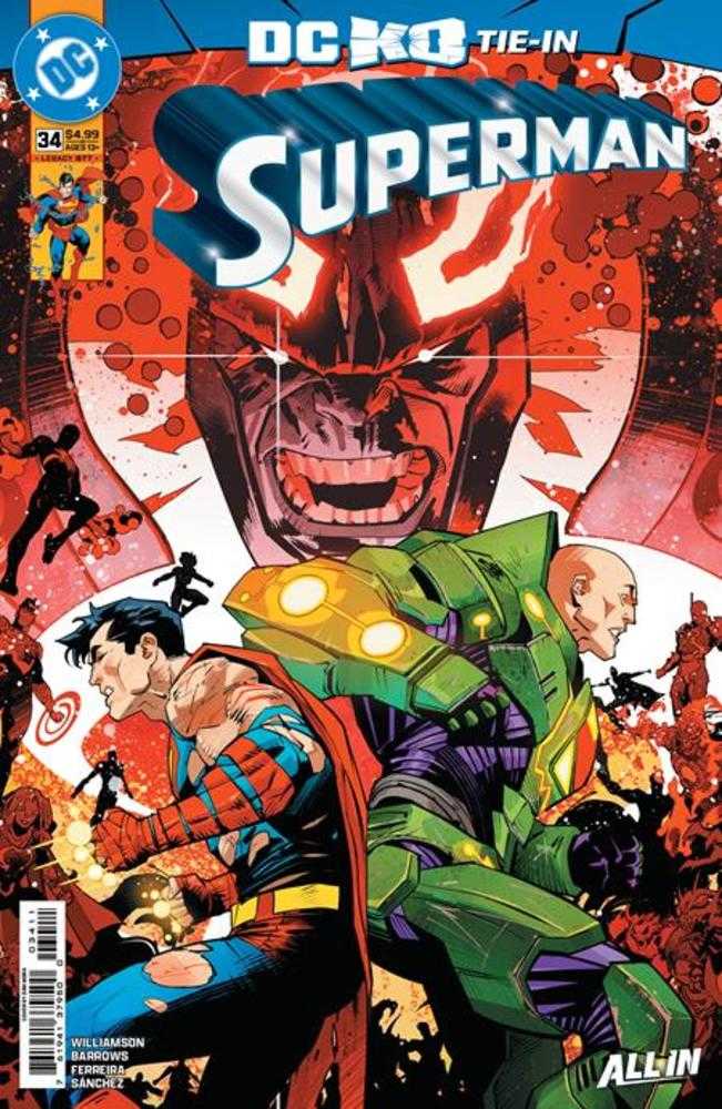 Comics - Superman 34 Cover A Dan Mora (DC K.O.) - Fan-Tastic Cards & Comics - DC Comics