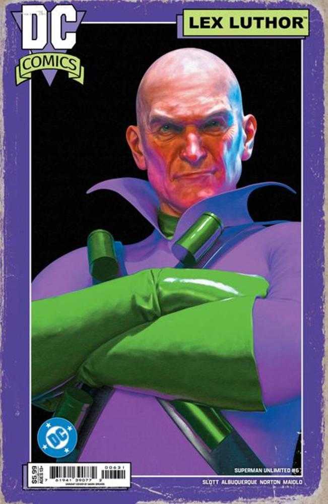 Comics - Superman Unlimited 6 Cover B Mark Spears Card Stock Variant - Fan - Tastic Cards & Comics - DC Comics