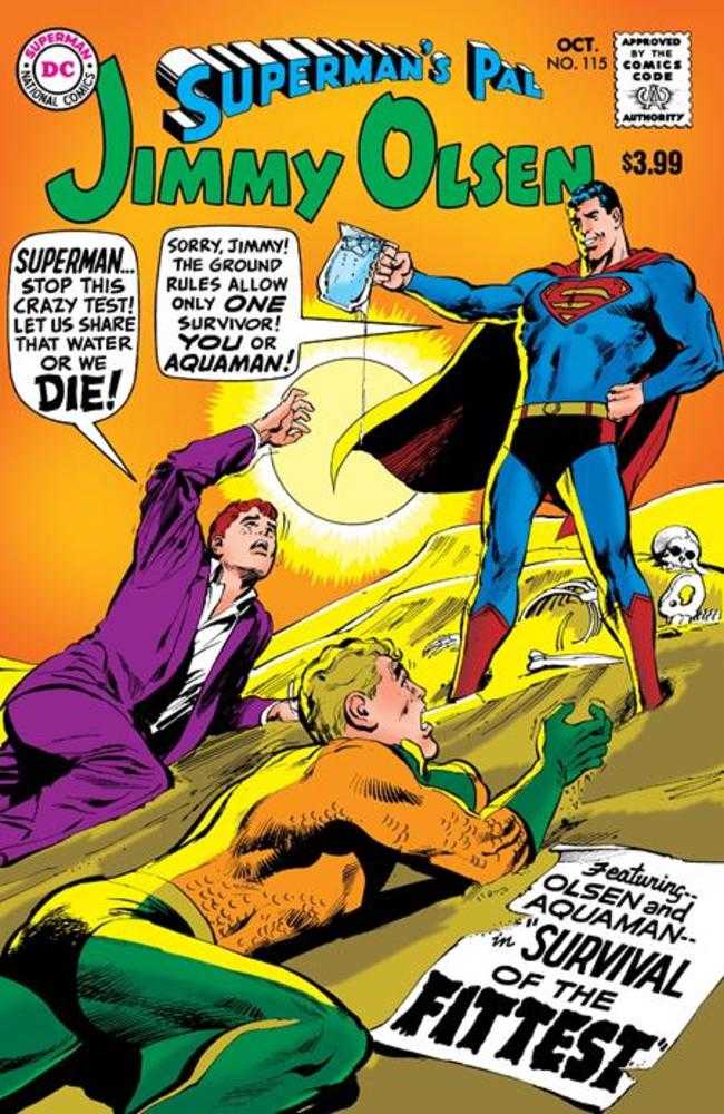 Comics - Supermans Pal Jimmy Olsen 115 Facsimile Edition Cover A Neal Adams - Fan-Tastic Cards & Comics - DC Comics