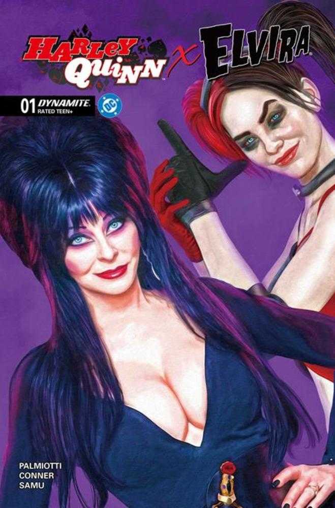 Comics - Harley Quinn X Elvira 1 Cover E Mark Spears Variant - Fan - Tastic Cards & Comics - Dynamite Entertainment