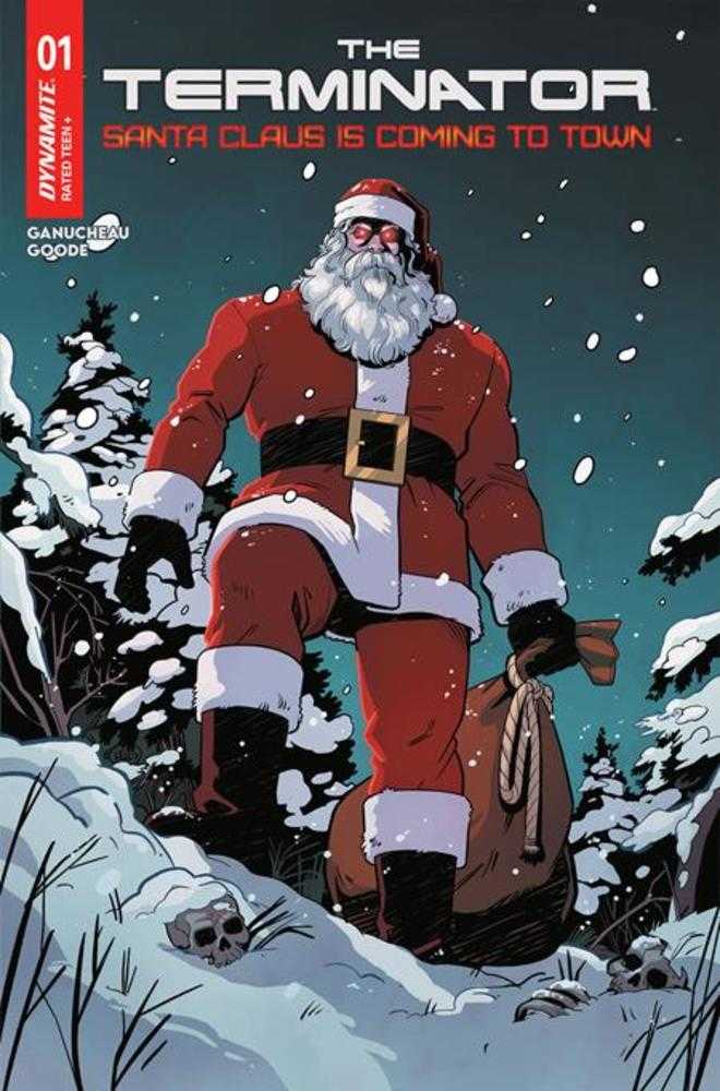 Comics - Terminator Santa Claus Is Coming To Town 1 (One Shot) Cover D Kendall Goode Variant - Fan - Tastic Cards & Comics - Dynamite Entertainment