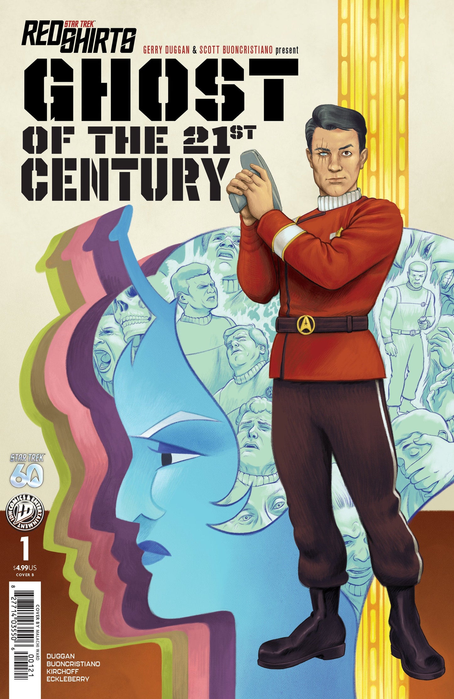 Comics - Star Trek: Red Shirts Ghost Of The 21st Century 1 Variant B (Ward) - Fan-Tastic Cards & Comics - IDW Publishing