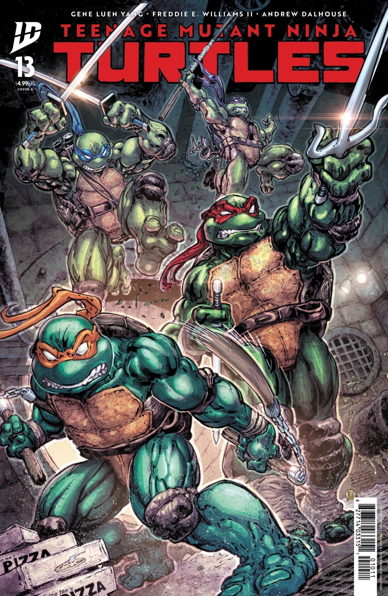 Comics - Teenage Mutant Ninja Turtles 13 Cover A (Williams II) - Fan-Tastic Cards & Comics - IDW Publishing