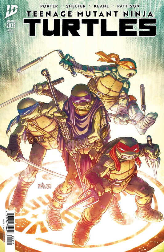 Comics - Teenage Mutant Ninja Turtles: Annual 2025 Cover A (Santolouco) - Fan - Tastic Cards & Comics - IDW Publishing