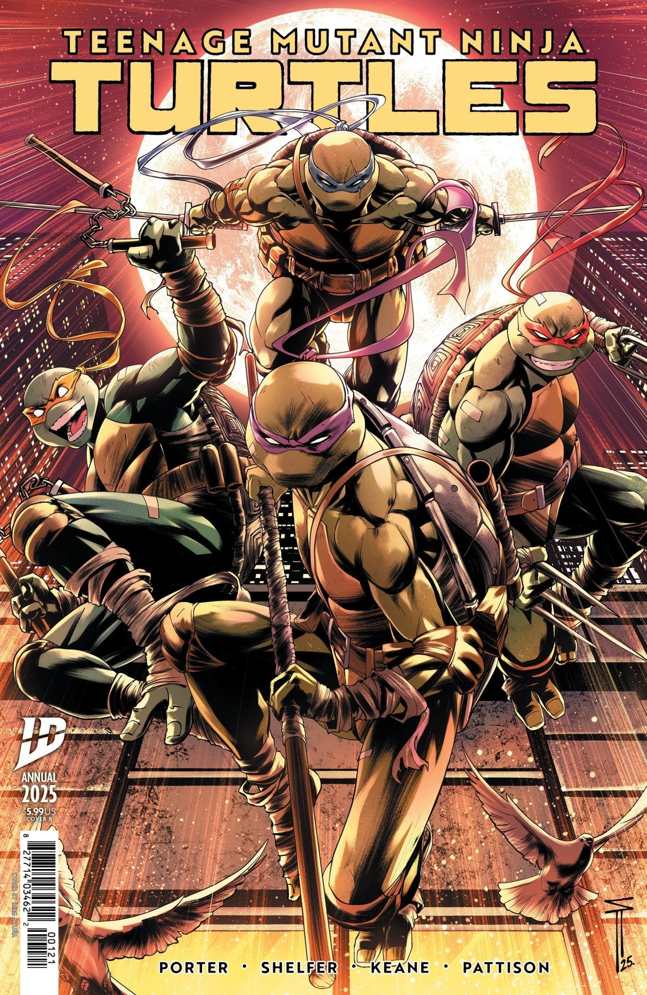 Comics - Teenage Mutant Ninja Turtles: Annual 2025 Variant B (Acuña) - Fan - Tastic Cards & Comics - IDW Publishing