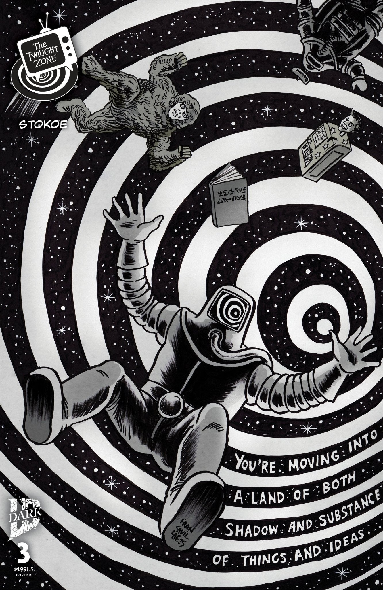 Comics - The Twilight Zone 3 Variant B (Francavilla Connecting Cover) - Fan - Tastic Cards & Comics - IDW Publishing