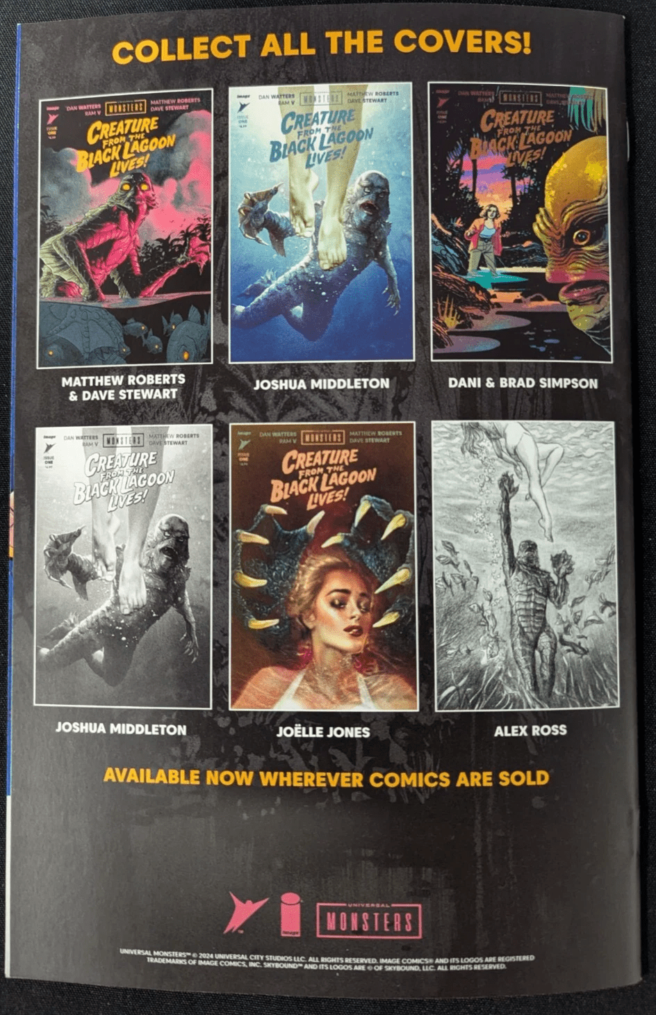Comics - Creature from the Black Lagoon 2024 1:10 Danae Kilaidoni - Fan - Tastic Cards & Comics - Image Comics
