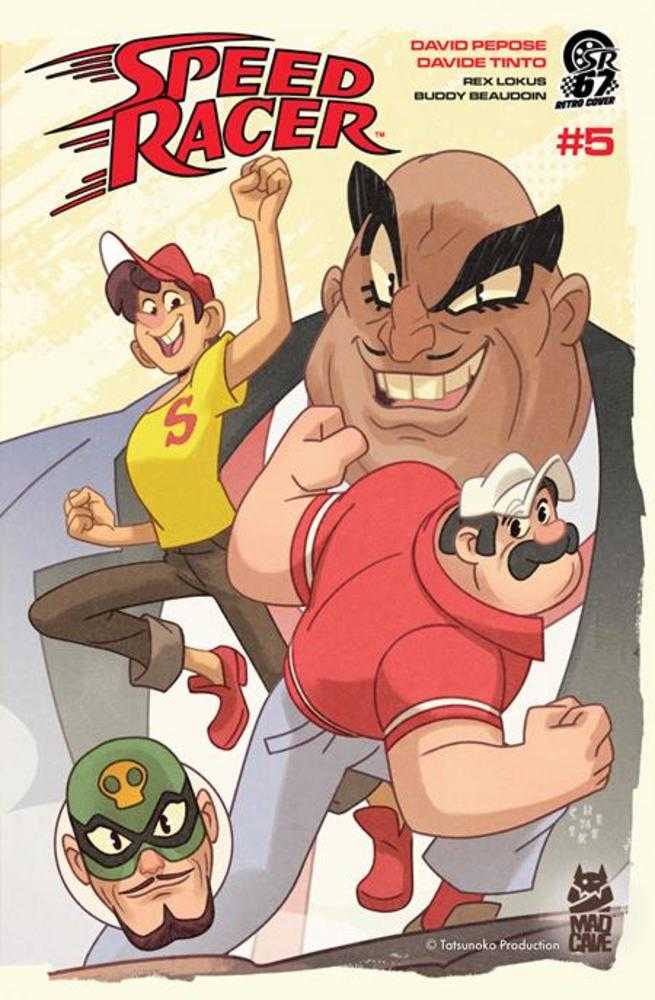 Comics - Speed Racer 5 Cover B Sean Galloway Retro Manga Variant - Fan - Tastic Cards & Comics - Mad Cave Studios
