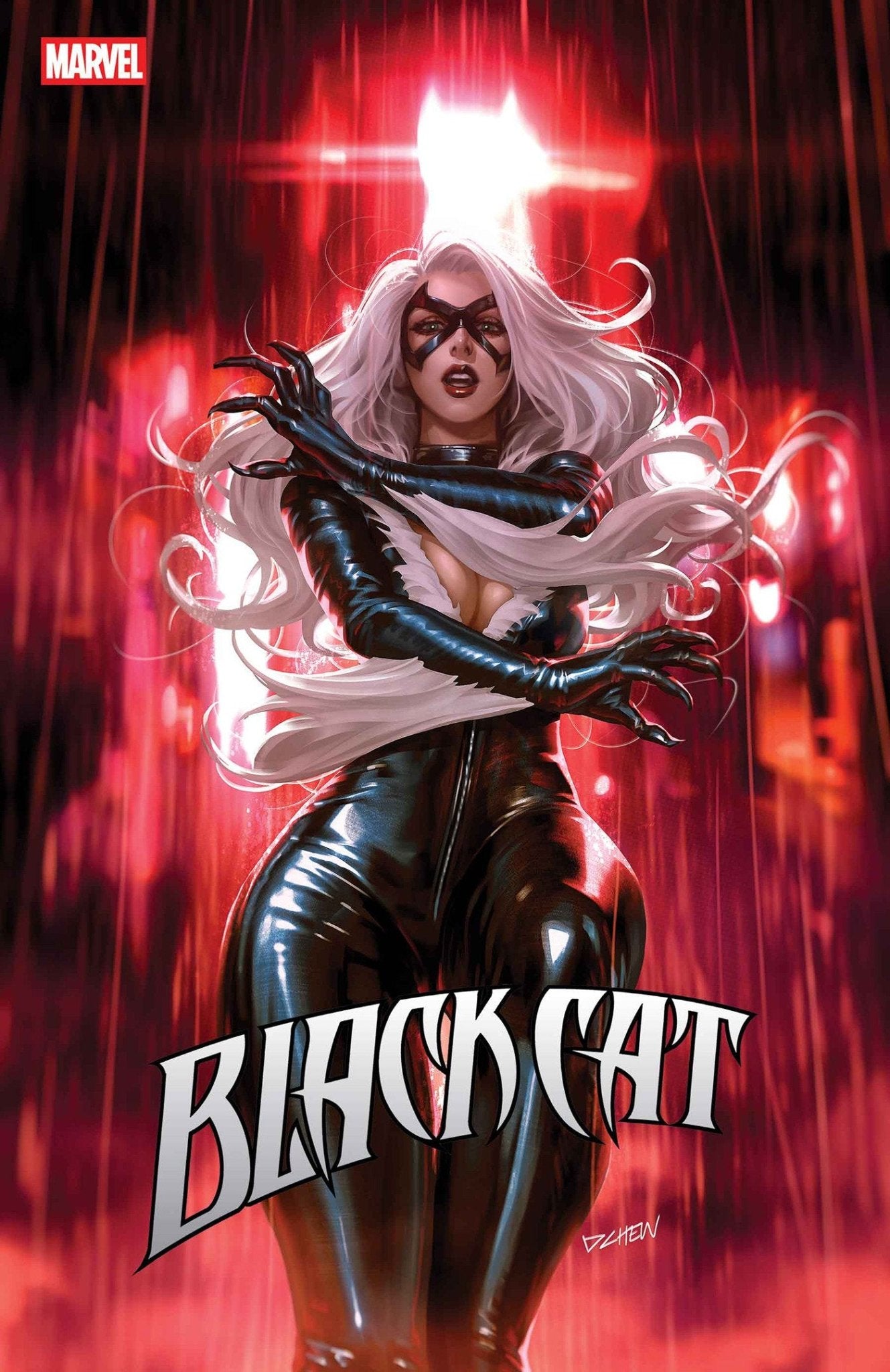 Comics - Black Cat 4 Derrick Chew Black Cat Variant - Fan - Tastic Cards & Comics - Marvel Comics