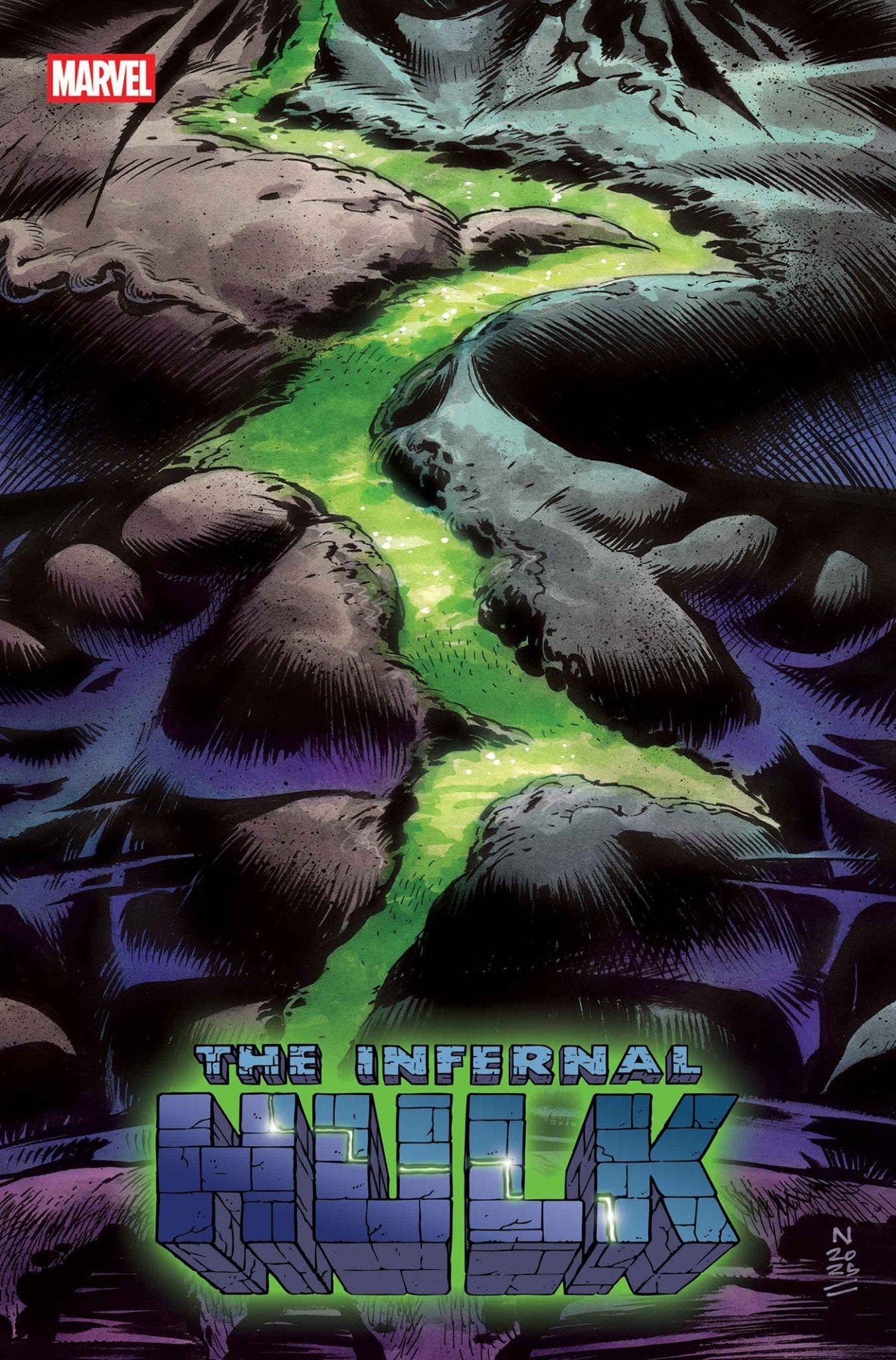 Comics - Infernal Hulk 1 Nic Klein Promo Variant - Fan - Tastic Cards & Comics - Marvel Comics