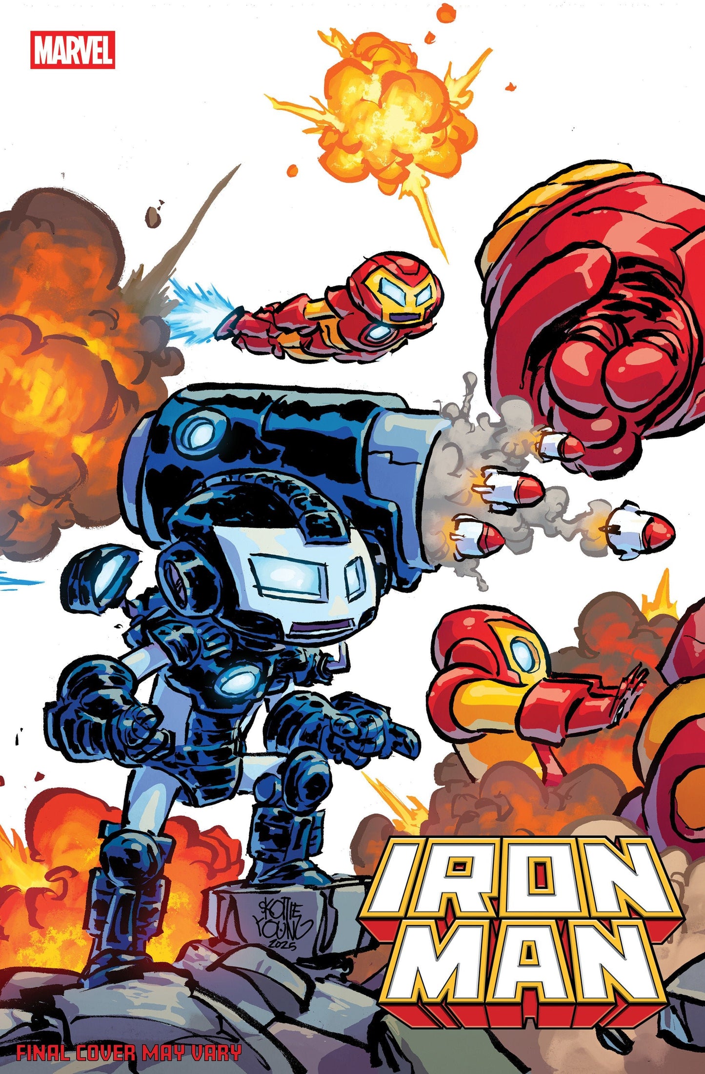 Comics - Iron Man 2 Skottie Young 4 Part Connecting Variant - Fan-Tastic Cards & Comics - Marvel Comics