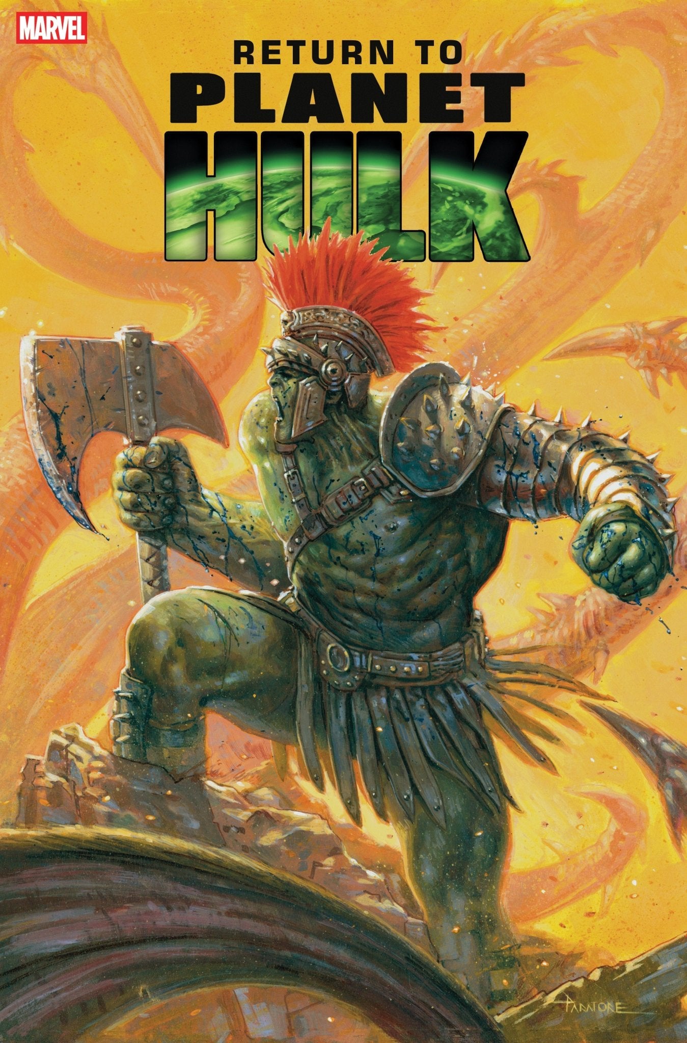 Comics - Return To Planet Hulk 1 Davide Paratore Variant - Fan - Tastic Cards & Comics - Marvel Comics