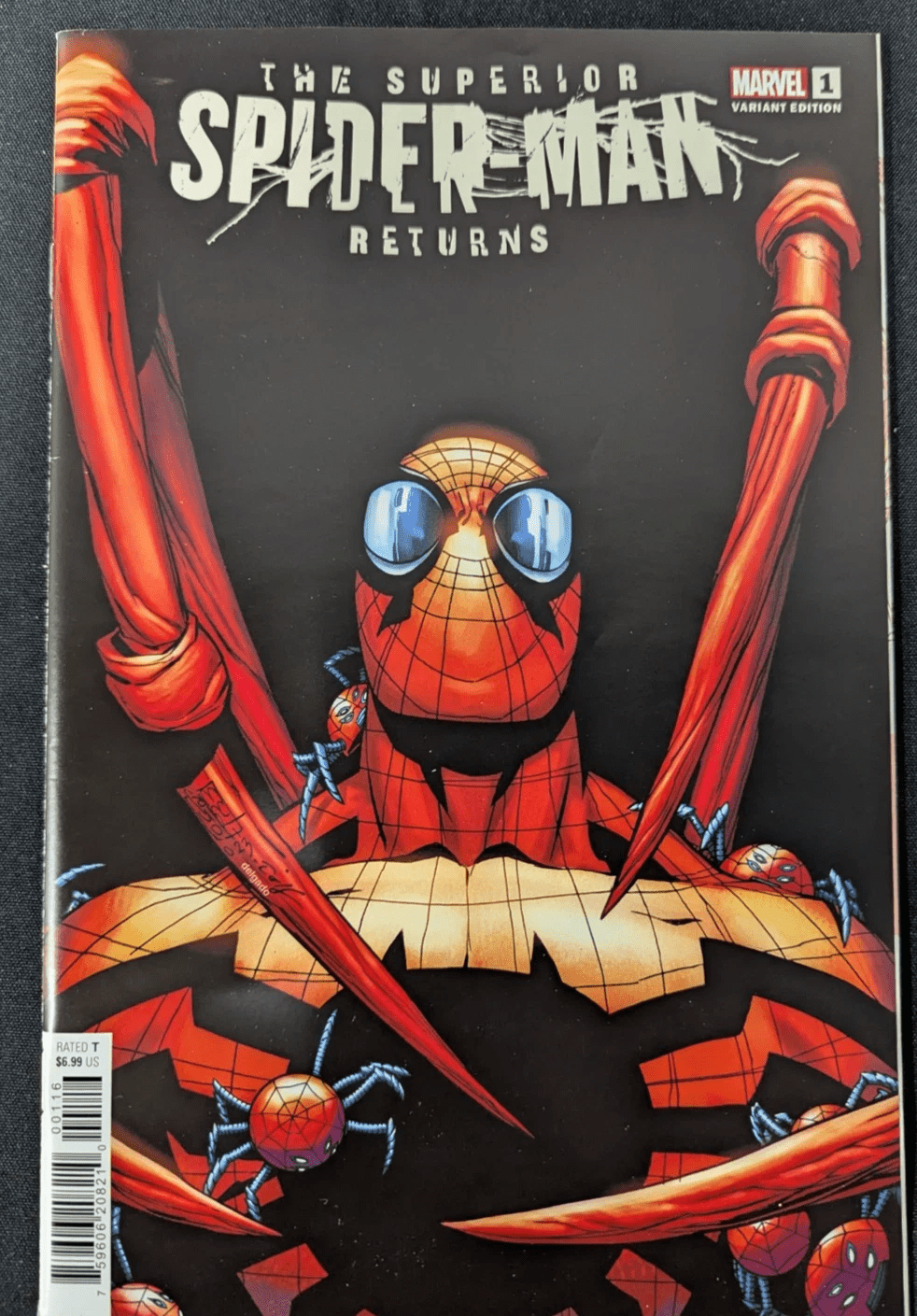 Comics - The Superior Spider - Man Returns 1 Variant 1:50 Giuseppe Camuncoli - Fan - Tastic Cards & Comics - Marvel Comics
