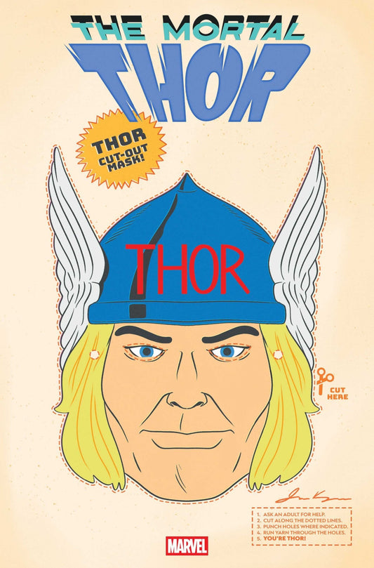 Comics - Thor 2 Retro Halloween Mask Variant - Fan - Tastic Cards & Comics - Marvel Comics