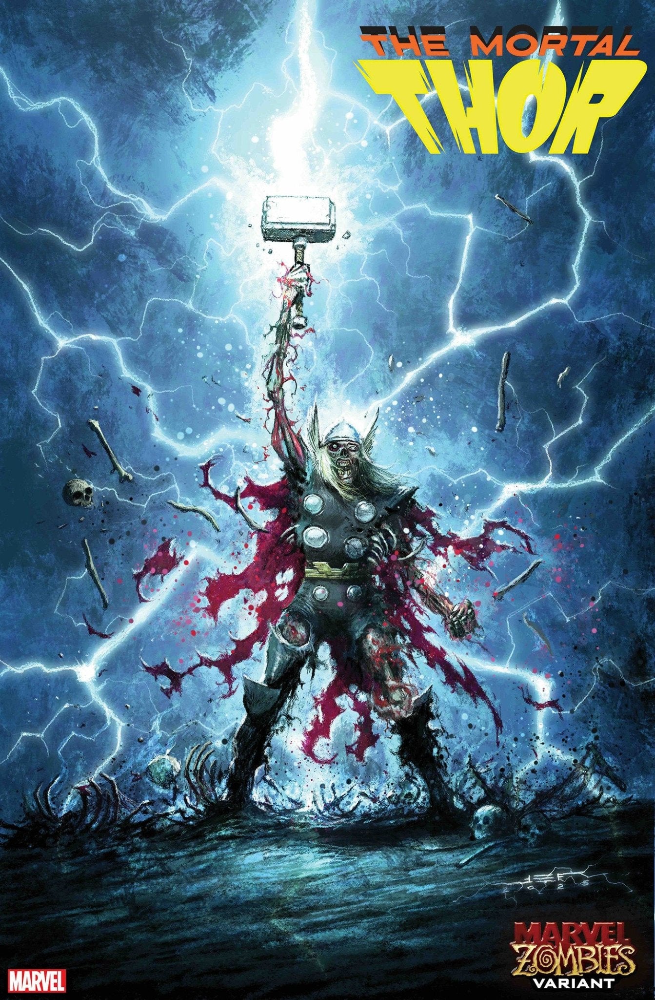Comics - Thor 3 Juan Ferreyra Marvel Zombies Variant - Fan - Tastic Cards & Comics - Marvel Comics