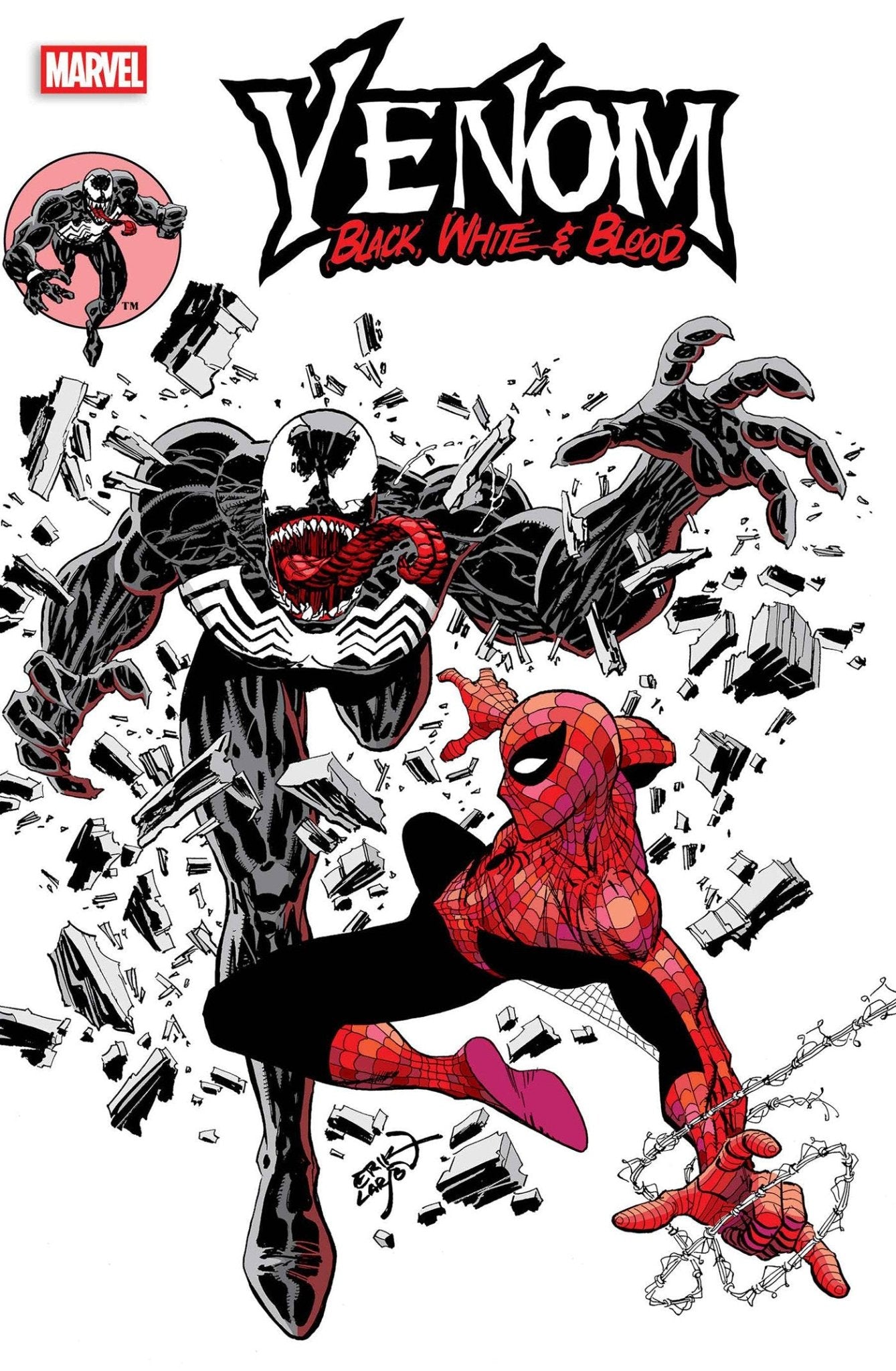 Comics - Venom: Black, White & Blood 2 Erik Larsen Variant - Fan - Tastic Cards & Comics - Marvel Comics