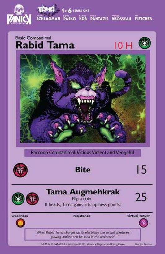 Comics - Tama 1 (Of 6) 2nd Print Cover B Jim Fletcher Vicious Violent And Vengeful Tama Variant - Fan - Tastic Cards & Comics - Massive Publishing