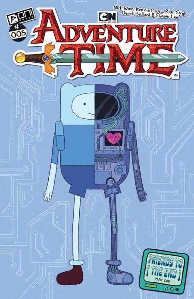 Comics - Adventure Time (2025) 5 Cover B Kenzie Bugg Variant - Fan - Tastic Cards & Comics - Oni Press