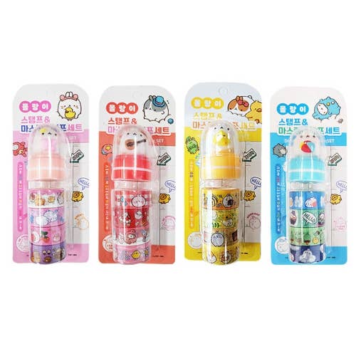 MOLANG STAMP & TAPE SET