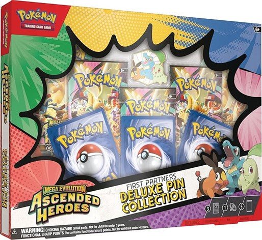 Gaming Cards - Pokemon Mega Evolution Ascended Heroes First Partners Deluxe Pin Collection - Fan-Tastic Cards & Comics - The Pokémon Company International