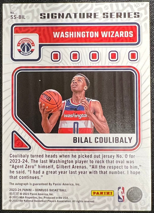 Sport Cards - Basketball Bilal Coulibaly SS - BIL (Panini - Donruss Basketball Autographed) - Fan - Tastic Cards & Comics - Panini